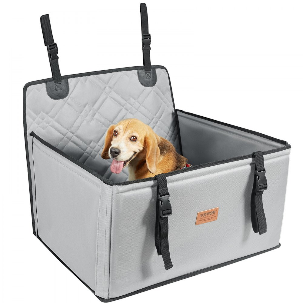 VEVOR Siège d'auto pour chien petit moyen grand animaux de compagnie 18 kg gris