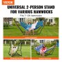 VEVOR Support de Hamac en Acier Capacité 204 kg Cadre pour Hamacs de 2,1-3,9 m