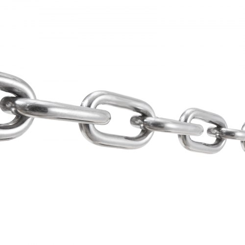 VEVOR Chaîne D'Ancre Bateau 6 Mm X 1,2 M En Acier Inoxydable 316 - Avec Manilles Pour Ancrage Solide