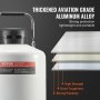 Réservoir d'azote liquide VEVOR avec alliage d'aluminium de qualité aéronautique épaissi, présentant une résistance et une ténacité élevées.