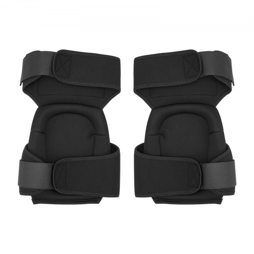 Paire De Genouillères De Protection Noires - Taille Unique - Rembourrées Et Résistantes