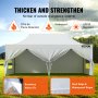 VEVOR Tonnelle Pop-up 304,8x609,6 cm Tente Tonnelle Jardin Parois Latérales Amovibles Sac à Roulettes Résistant aux UV Imperméable Tente Gazebo Portable pour Plein Air, Terrasse, Jardin, Fête, Camping