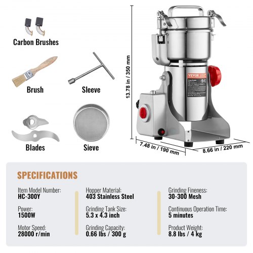 Moulin à grains, multifonctionnel, moulin à grains 150 W, moulin en