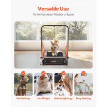 VEVOR Tapis de Marche de Course Électrique pour Chiens de Taille Moyenne 90 kg