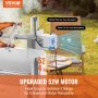 VEVOR Barbecue Rôtissoire Électrique Gril 52 W Charge 90 kg pour Porcelet Agneau