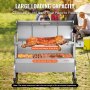 VEVOR Barbecue à Cochon de Lait Agneau Rôtissoire Électrique 52 W 90 kg Camping