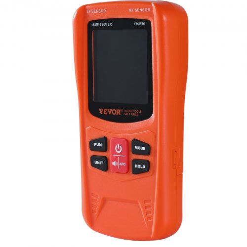 YOJOCK Détecteur EMF 3-en-1 Telluromètre, Mémoire Max, Mesure Champs Electromagnetiques Ef Rf Mf Wifi Testeur Electromagnetique Maison Exterieur Rouge Version 2024