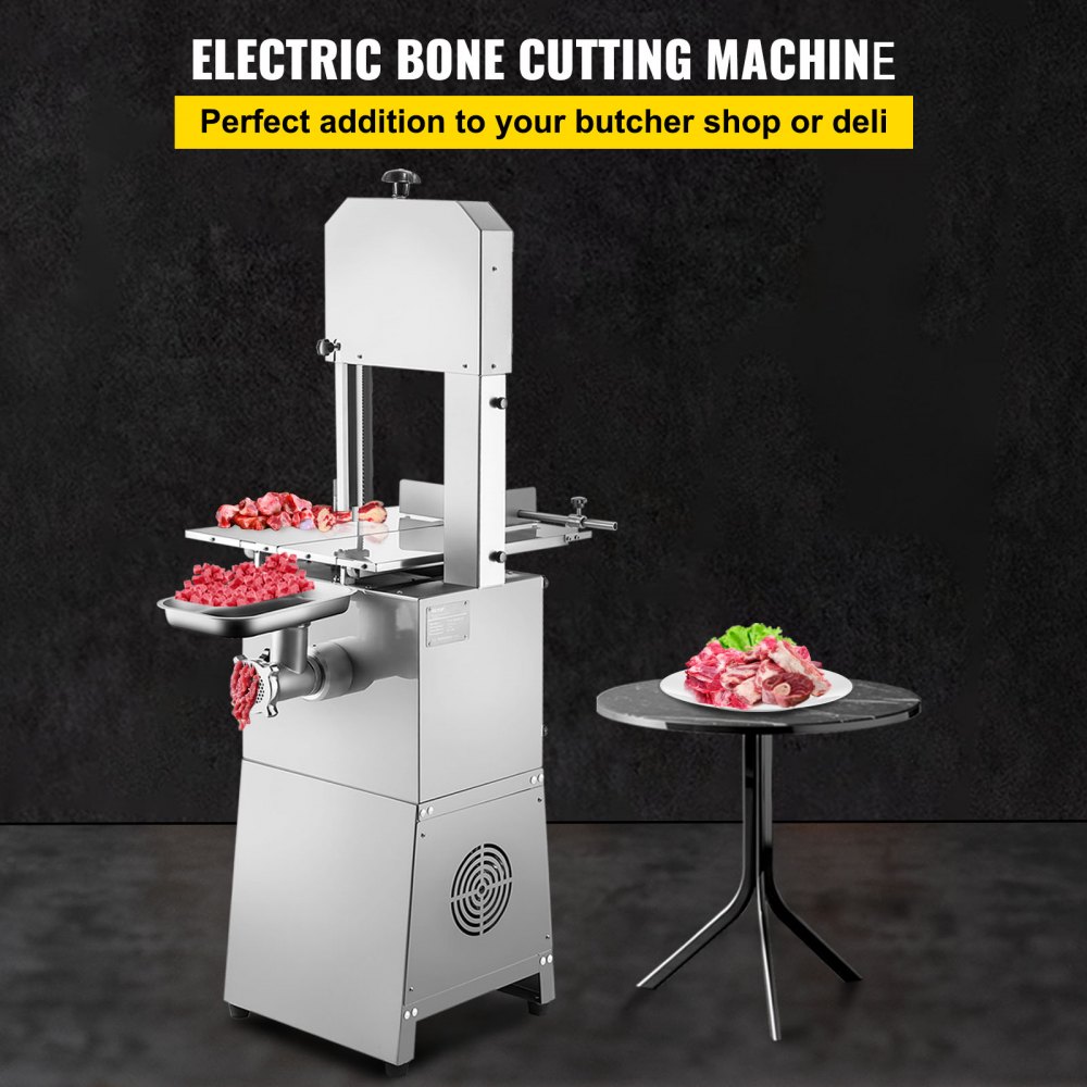 Machine commerciale électrique à scie à os à viande 1500 W coupe-viande  coupe-os
