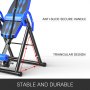 VEVOR Ajustement Gonflable de Taille de Table d'inversion de Gravité Pliable de la Meilleure Qualité avec la Ceinture Protectrice Bleu