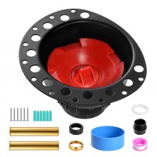 VEVOR Kit Vidange Baignoire Autoportante 2 Tuyaux Échappement Adaptateur ABS