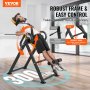 VEVOR Table d'Inversion Pliable Banc d'Inversion 136 kg Musculation Orange Noir