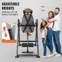 VEVOR Table d'Inversion Pliable Banc d'Inversion 136 kg Musculation Orange Noir