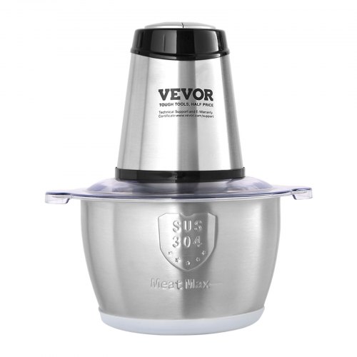 Hachoir Électrique 400 W Avec 3 Bols En Verre - Parfait Pour Viande, Légumes, Fruits, Aliments Bébé - Multi-usages Et Facile à Nettoyer