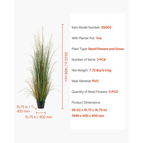 2 Pièces Plantes Artificielles 37 Cm – Fausse Plante Intérieur Avec Pot, Look Réaliste Pour Maison, Bureau, Salon Ou Jardin (Vert)