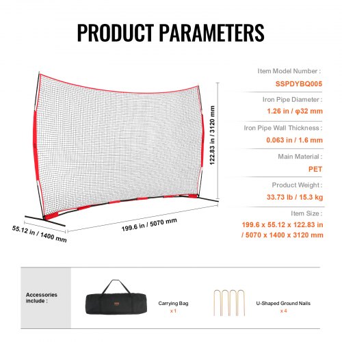 VEVOR Filet D'Entraînement De Baseball Softball 153,4 X 153 Cm Filet De Lancement Pour Baseball Portable Avec Support De Frappe Cible De Frappe Et Sac 91526515