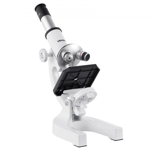 Microscope Binoculaire Professionnel, Kit De Microscope Composé Avec Grossissement 40-5000X, Double Platine Et Deux Jeux D'Oculaires, Éclairage LED Et Support De Téléphone Inclus, Pour Labo | FR