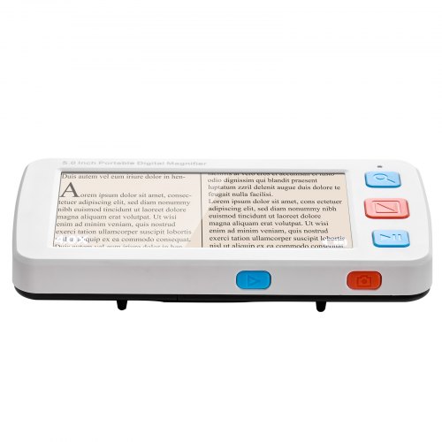 Loupe Numérique Vidéo Portable 7 Pouces - Écran LCD IPS 1024x600, Zoom 2X-32X, Mémoire 5 Millions De Photos, Idéale Pour Lecture Et Observation