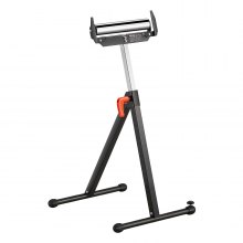 VEVOR Support à Rouleau Réglable 113 kg 685,8-1092,2 mm pour Travail du Bois