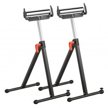 VEVOR Support à Rouleau Réglable 113 kg 685,8-1092,2 mm pour Travail Bois 2PCS