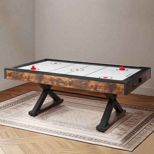 plplaaoo Lot de 2 poussoirs de hockey et 4 palets rouges pour tables de jeu (S 60 mm plplaaoo Lot de 2 poussoirs de hockey et 4 palets rouges pour tables de jeu (S 60 mm
