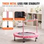 VEVOR Mini trampoline pliable fitness rebounder pour tout-petits 955 mm rouge