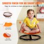 VEVOR Chaise pivotante éléphant carrousel sensoriel pour enfants 100 kg orange