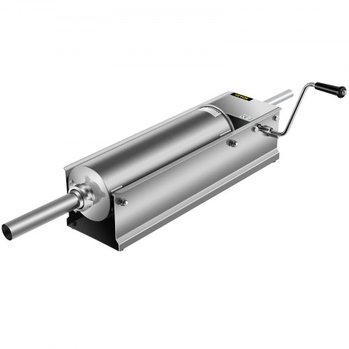 Machine à Saucisses Melko - 5 Litres En Acier Inoxydable Avec 2 Vitesses Et 4 Tubes De Remplissage - Pour Faire Ses Saucisses Maison