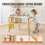 VEVOR Table d'Activités Table Sensorielle pour Enfants avec Plateau Double Face