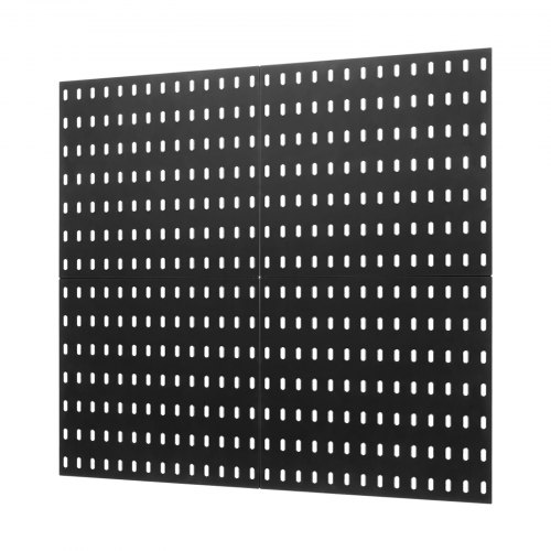 Panneau perforé mural 280x280mm, plastique, 4 panneaux, noir Panneau perforé mural 280x280mm, plastique, 4 panneaux, noir