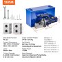 VEVOR Coupe-barres d'Armature Hydraulique Électrique Portable 1700 W 5-25 mm