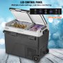 VEVOR Réfrigérateur Portable à Compression Mini Frigo 58 L Double Zone Voiture