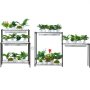 VEVOR Support Étagère Porte Plantes avec Lampes Culture 6 Niveaux 192 W 180 cm