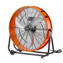 VEVOR Ventilateur à Tambour Industriel 0,6 m 8700 CFM 3 Vitesses pour Entrepôt