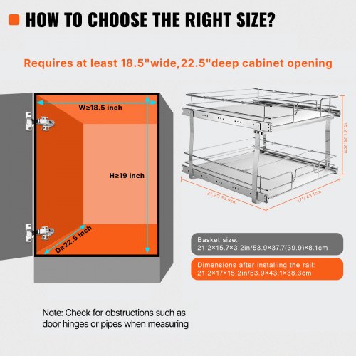 Housolution Rangement Sous Évier En Métal, Largeur Extensible