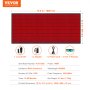 VEVOR Tapis de thérapie par lumière rouge pour tout le corps 1280 LED 3 puces