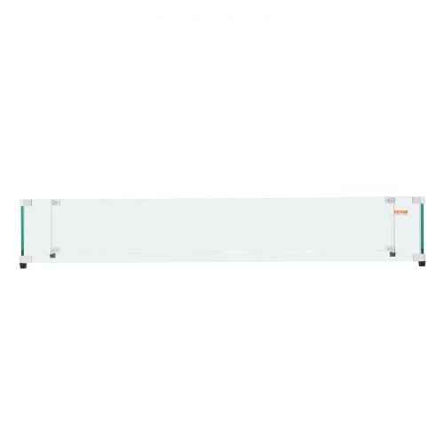 Apromise Pare-vent Carré En Verre Pour Brasero