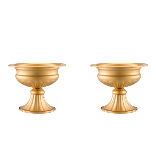 Lot De 12 Vases De Mariage En Métal Doré - 49 Cm De Haut - Idéal Pour Centre De Table, Cérémonies, événements