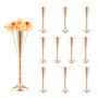 VEVOR Vase de mariage support de fleurs en métal pour décoration 43 cm 10 PCS