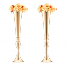 VEVOR Vase de mariage support de fleurs en métal pour décoration 56 cm 2 PCS