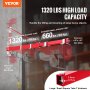 VEVOR Bras de Support de Palan Électrique, Capacité de Charge 600 kg, Bras Pivotant de Support Palan Électrique, Cadre de Palan Acier, Bras de Levage de Palan d'Échafaudage 180° pour Atelier, Garage