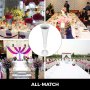 11 Pièce Vase Blanc à Fleur Pour Mariage 57cm Support à Fleurs Style Classique