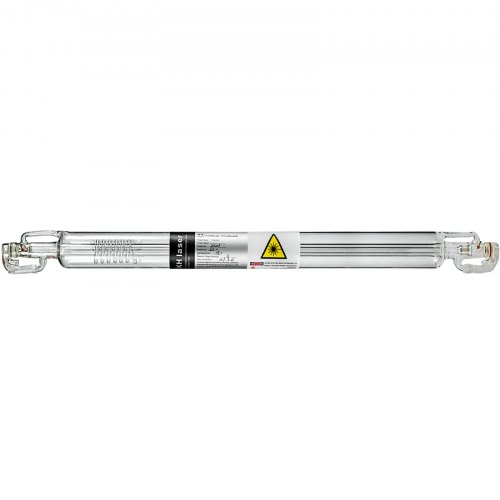 VEVOR Laser Tube en Verre de Longueur de 800mm de Tube de CO2 50W pour la Découpe au Laser Marquage au laser Gravure et Découpe de l'Acrylique