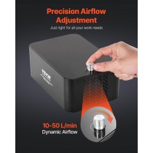 VEVOR Air Assist Réglable 50 L/min Kit Pompe à Air pour Graveur Découpeur Laser