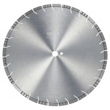 VEVOR Disque à Tronçonner Diamanté 450mm Dents Inclinées 12mm pour Scie à Béton