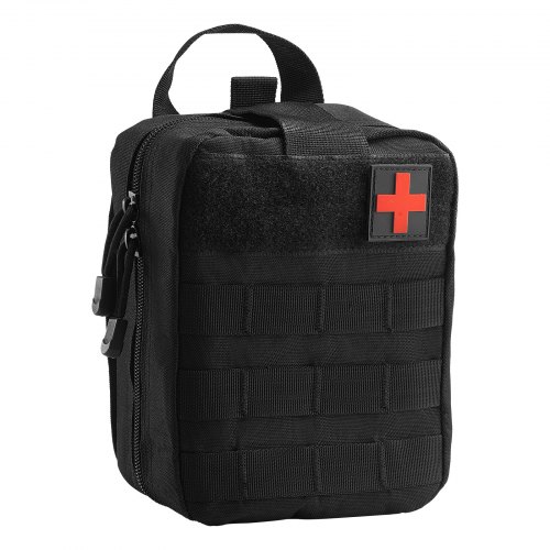 Sac Vide De Premiers Secours / Trauma - Multi-compartiments, Noir, Dimensions 29.2x20.3x17.3 Cm - 7