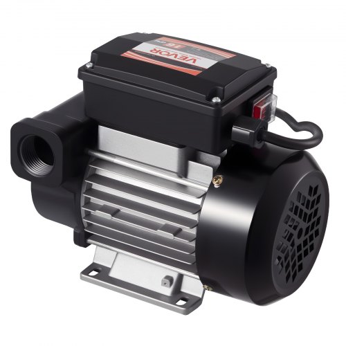 Pompe Transfert Carburant 230V : 60 L/min, Débitmètre, Hauteur 13,7 M - Pour Diesel, Kérosène, Biodiesel