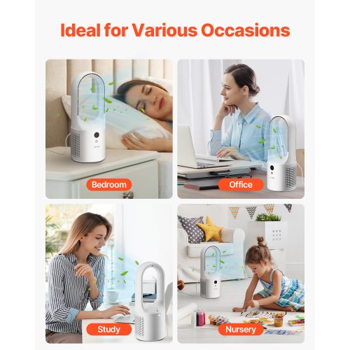 VEVOR Ventilateur Portable USB Rechargeable 334 mm avec Télécommande Lumières LED Minuterie Ventilateur de Bureau Alimenté par Batterie Silencieux Pivotant 4 Vitesses pour Chambre à Coucher, Voyage VEVOR Ventilateur Portable USB Rechargeable 334 mm avec Télécommande Lumières LED Minuterie Ventilateur de Bureau Alimenté par Batterie Silencieux Pivotant 4 Vitesses pour Chambre à Coucher, Voyage