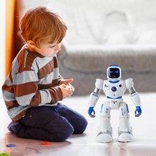 VEVOR Robot Jouet Enfant Parlant Dansant Tactile Voix APP Télécommande Programme