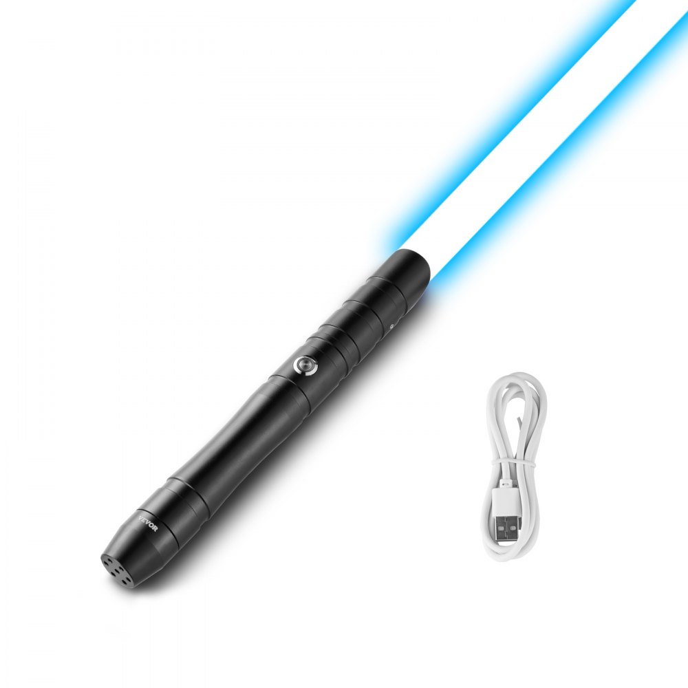 VEVOR Sabre Laser Épée Lumineuse de Duel 12 Couleurs RVB Son Muet 97 cm Adultes