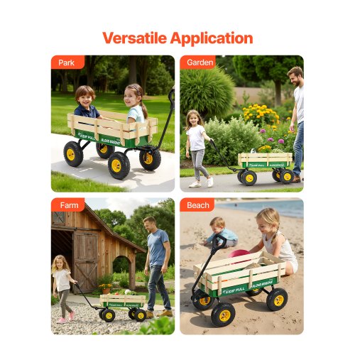 VEVOR Chariot à Tirer Enfants 101 cm Chariot Tout-Terrain Tout-Petits Métal, Charge 80 kg, pour Cadeau d'anniversaire Enfants, Jardinage, Plage, Camping, Aventures en Plein Air, avec Poignée, Rouge VEVOR Chariot à Tirer Enfants 101 cm Chariot Tout-Terrain Tout-Petits Métal, Charge 80 kg, pour Cadeau d'anniversaire Enfants, Jardinage, Plage, Camping, Aventures en Plein Air, avec Poignée, Rouge